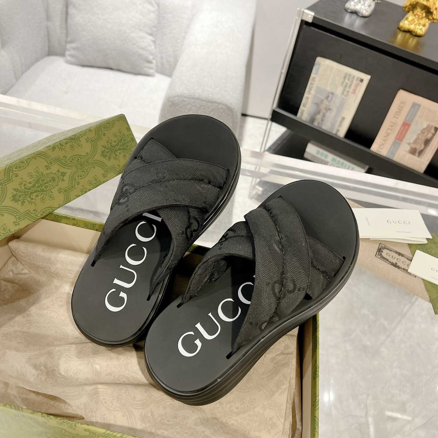 Gucci Women's GG Platform Slide Sandal - DopestKickz
