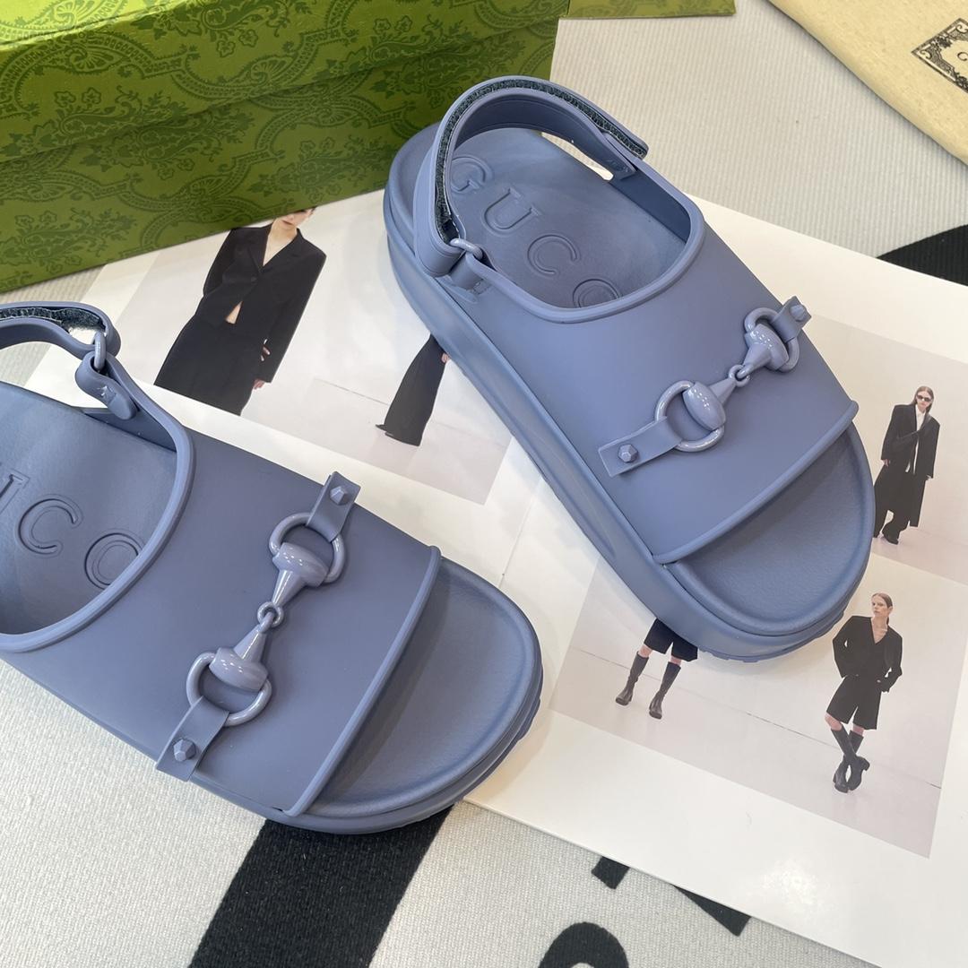 Gucci Horsebit Flatform Sandal - DopestKickz