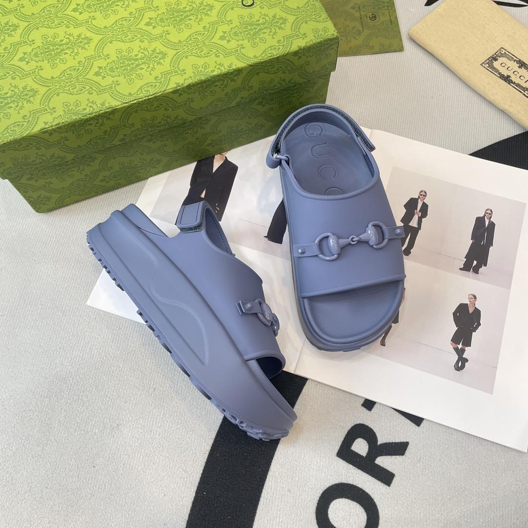 Gucci Horsebit Flatform Sandal - DopestKickz