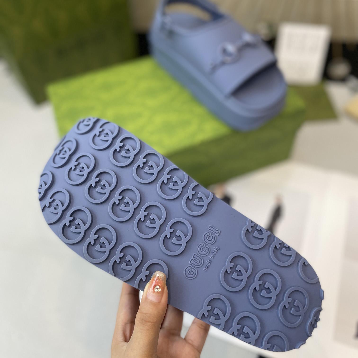 Gucci Horsebit Flatform Sandal - DopestKickz