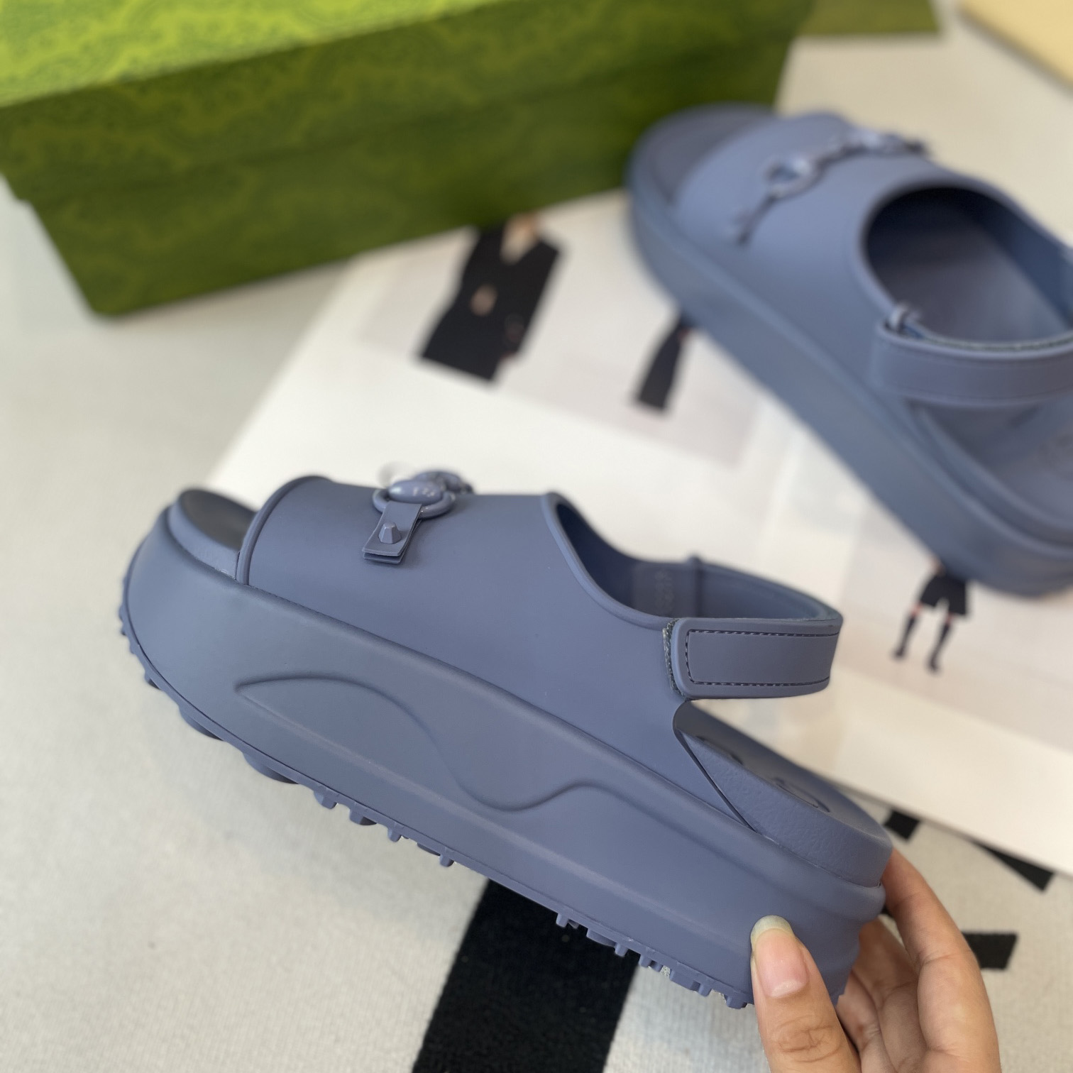 Gucci Horsebit Flatform Sandal - DopestKickz