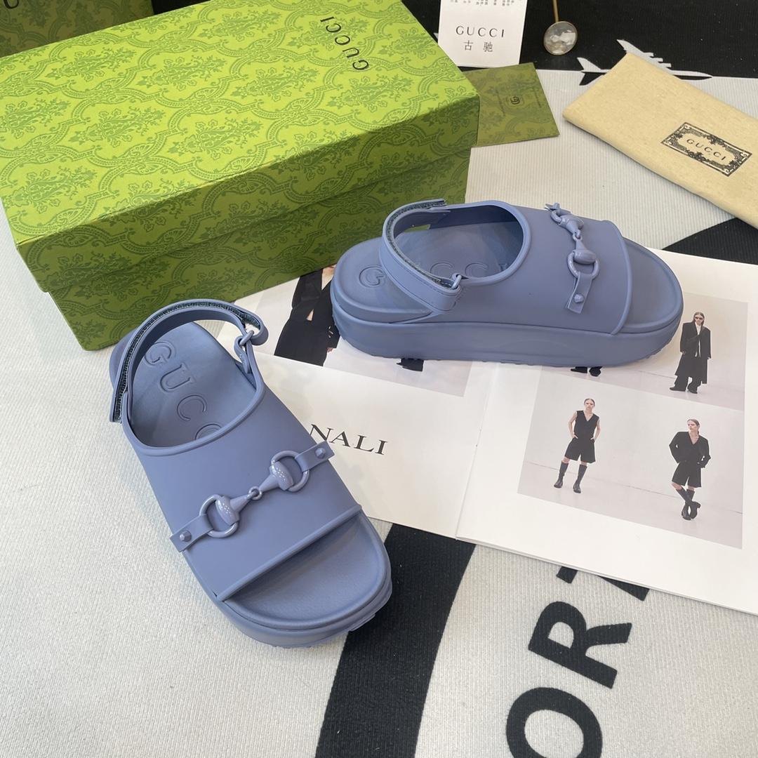 Gucci Horsebit Flatform Sandal - DopestKickz