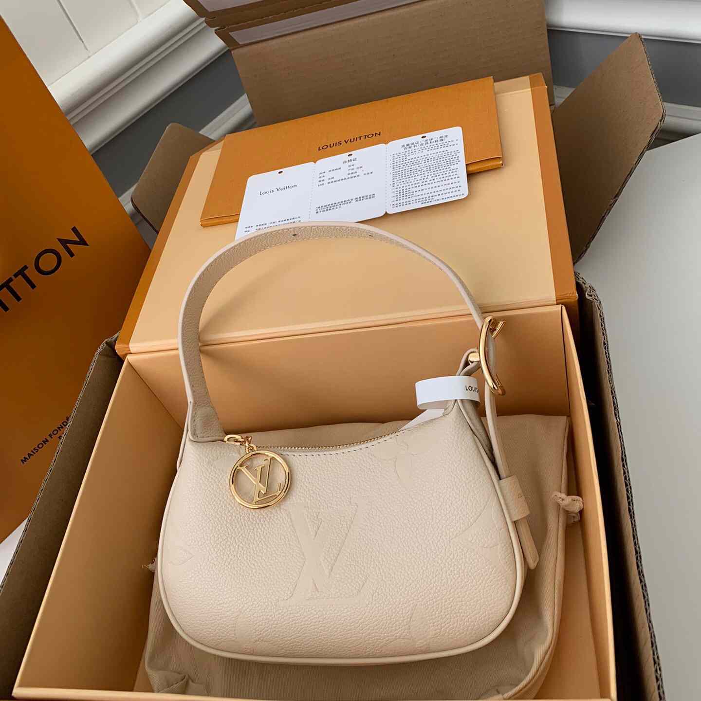 Louis Vuitton Mini Moon Monogram Empreinte (20.5*11*5cm)     M82519 - DopestKickz