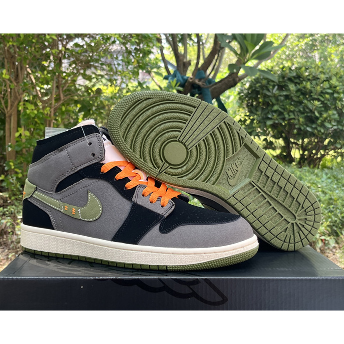 Air Jordan 1 Mid SE Craft Sneaker     FD6817-003 - DopestKickz