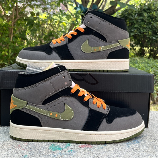 Air Jordan 1 Mid SE Craft Sneaker     FD6817-003 - DopestKickz