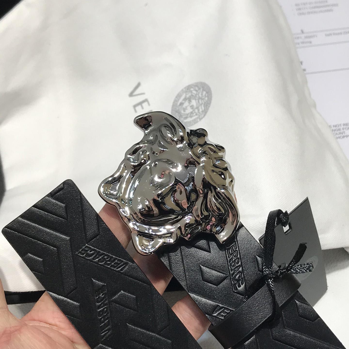 Versace Medusa Leathre Belt 38mm - DopestKickz