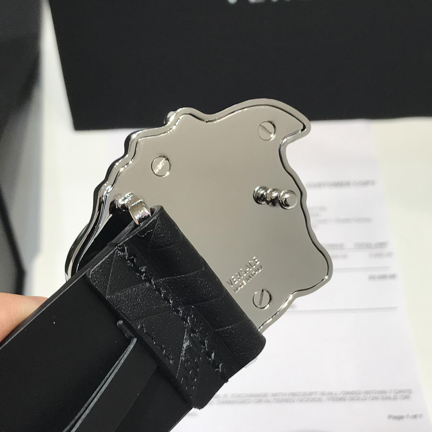 Versace Medusa Leathre Belt 38mm - DopestKickz