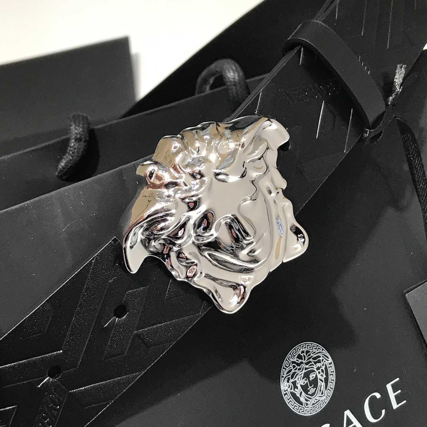 Versace Medusa Leathre Belt 38mm - DopestKickz