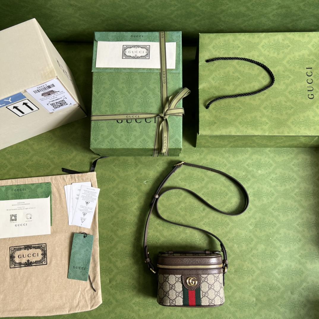 Gucci Ophidia GG Top Handle Mini Bag (15.5x10.5x5.5cm) - DopestKickz