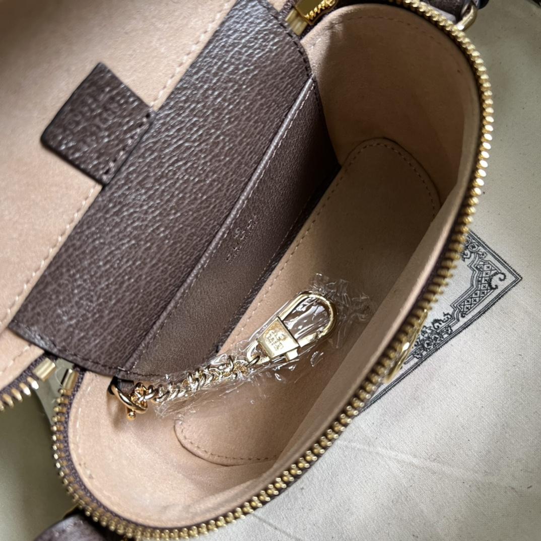 Gucci Ophidia GG Top Handle Mini Bag (15.5x10.5x5.5cm) - DopestKickz
