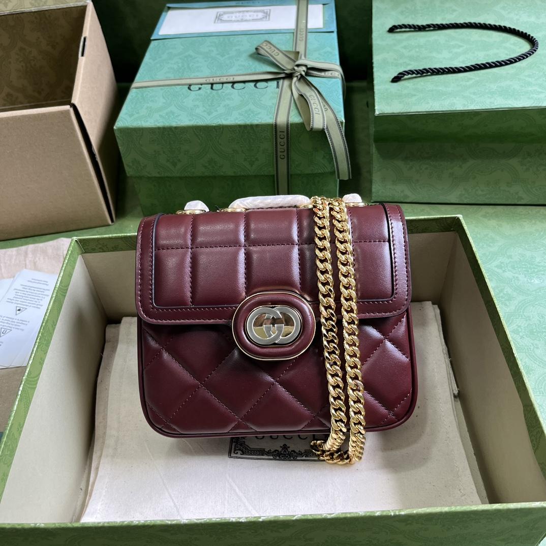 Gucci Deco Mini Shoulder Bag (18-14.5-8cm) - DopestKickz