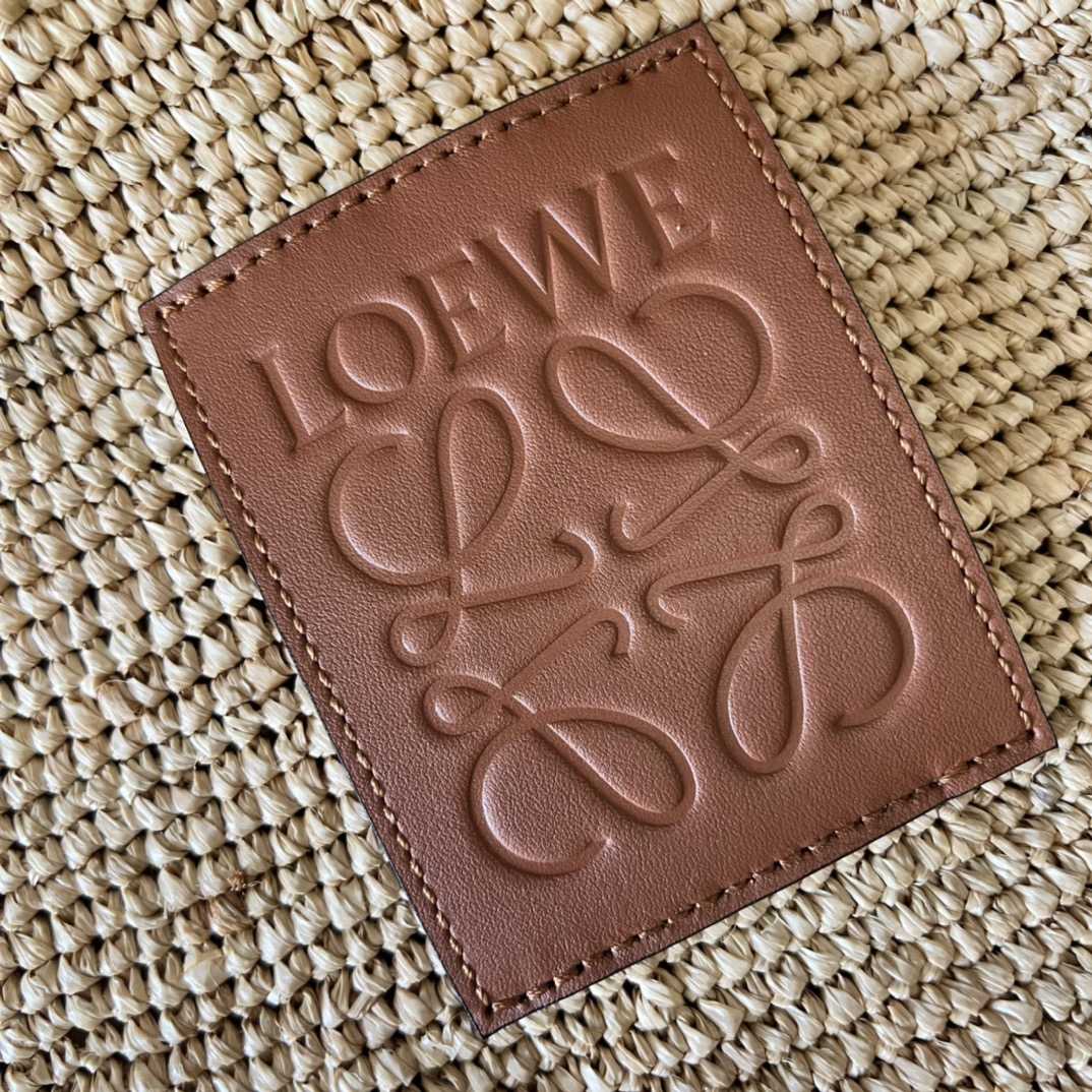 Loewe Mini Slit Bag In raffia And Calfskin - DopestKickz