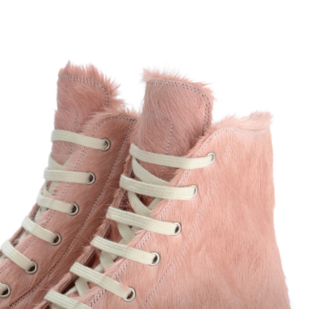 Rick Owens High-top Lace-up Sneakers - DopestKickz