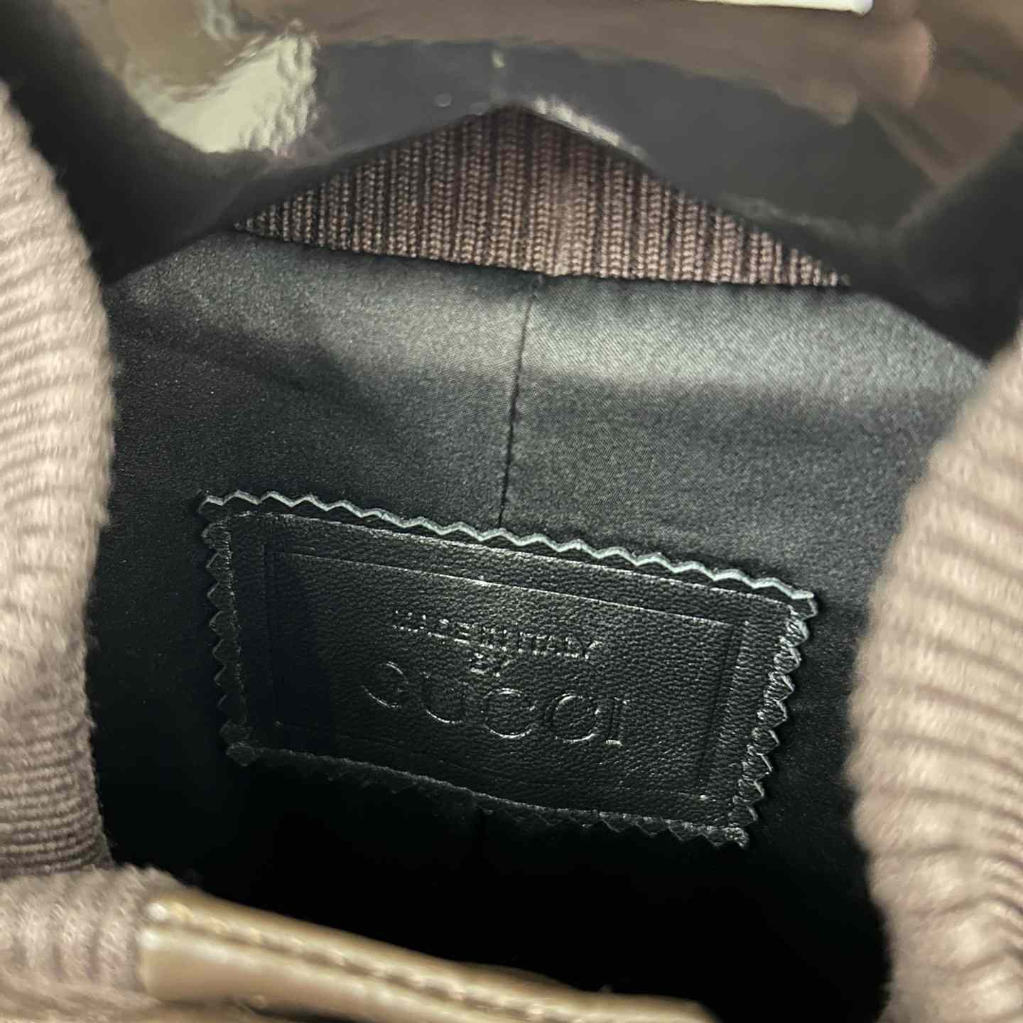 Gucci GG Leather Bomber Jacket - DopestKickz