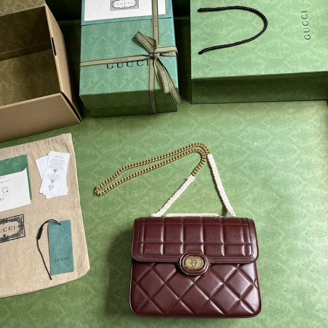 Gucci Deco Small Shoulder Bag (25-19.5-8cm) - DopestKickz