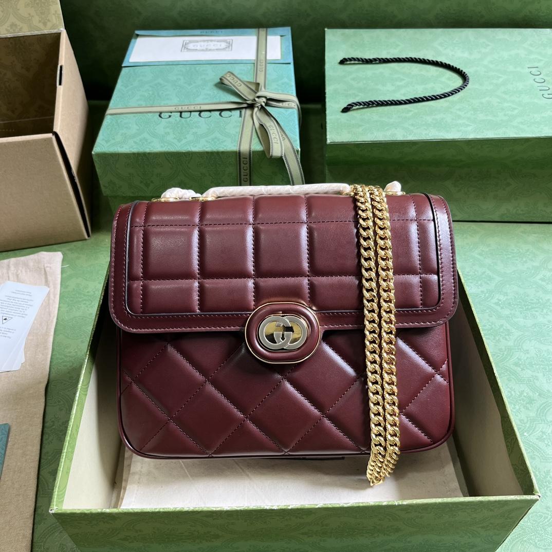 Gucci Deco Small Shoulder Bag (25-19.5-8cm) - DopestKickz