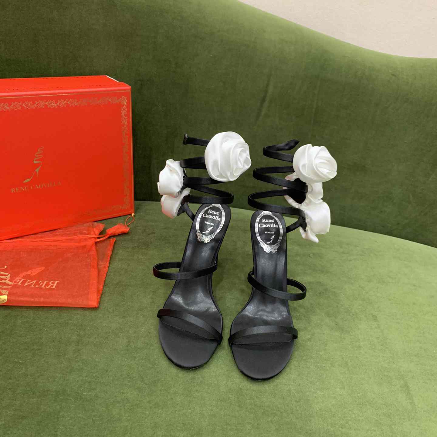 Rene Caovilla Rose High-heel Sandals - DopestKickz