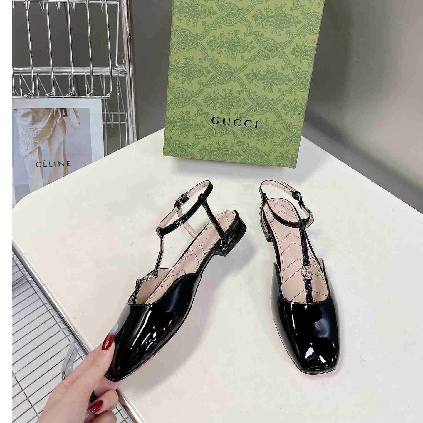 Gucci Women's Double G Ballet Flat - DopestKickz