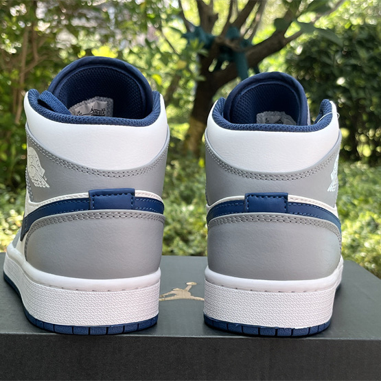 Air Jordan 1 Mid “True Blue” Sneaker     DQ8426-014  - DopestKickz