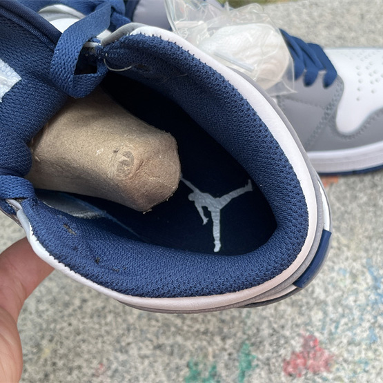 Air Jordan 1 Mid “True Blue” Sneaker     DQ8426-014  - DopestKickz