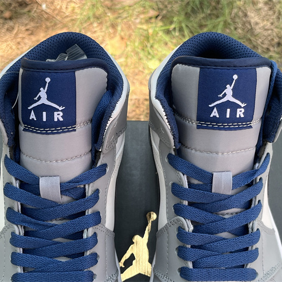 Air Jordan 1 Mid “True Blue” Sneaker     DQ8426-014  - DopestKickz