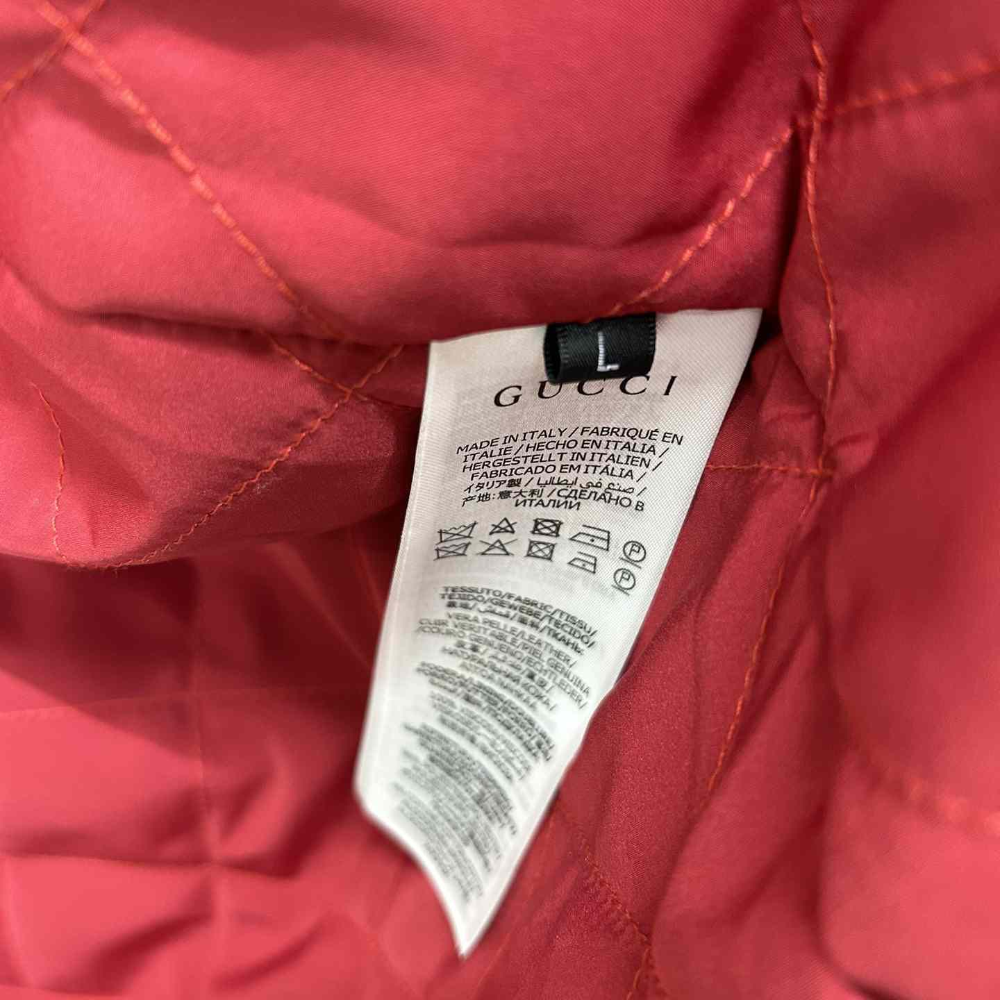 Gucci Leather Jacket - DopestKickz