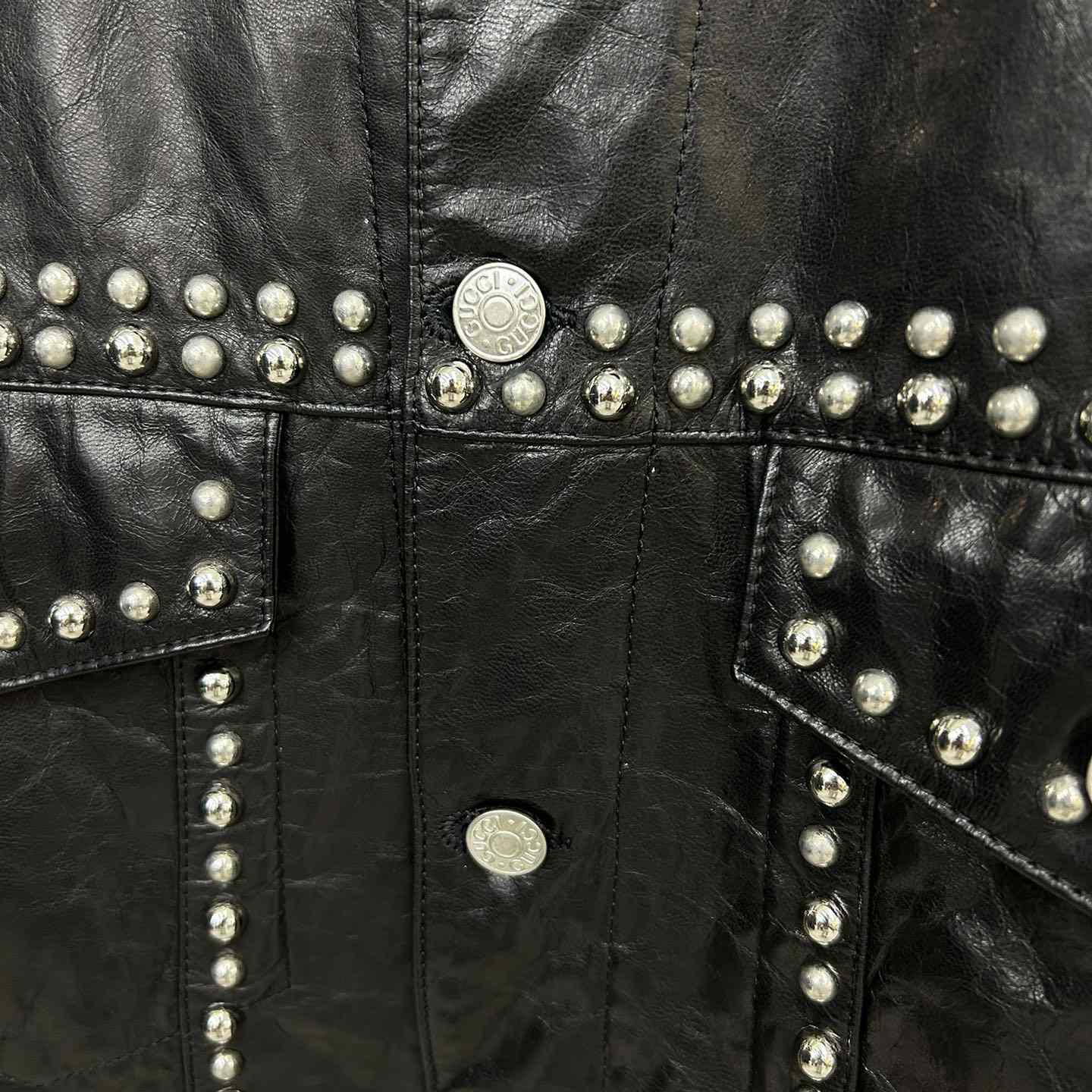 Gucci Leather Jacket - DopestKickz