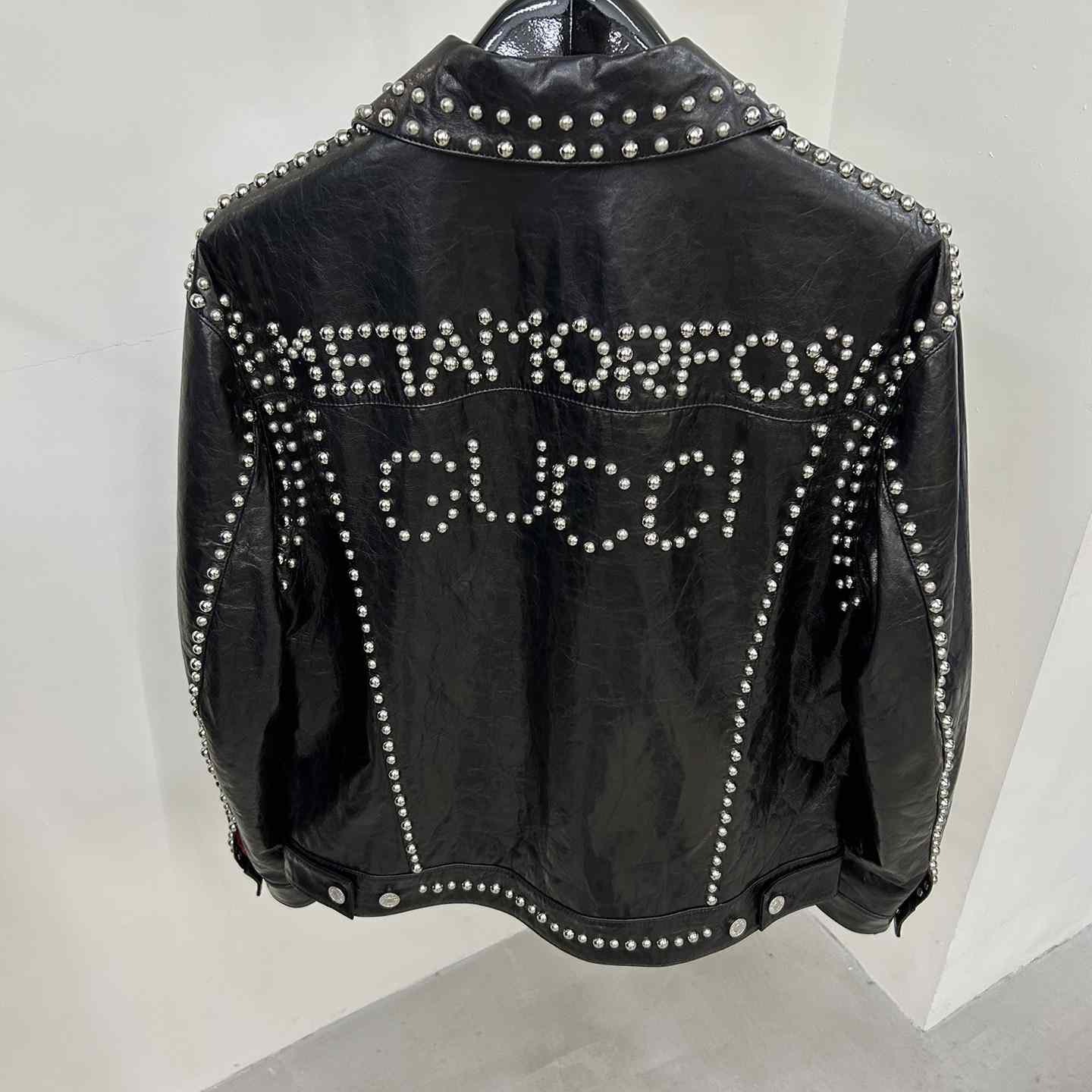 Gucci Leather Jacket - DopestKickz