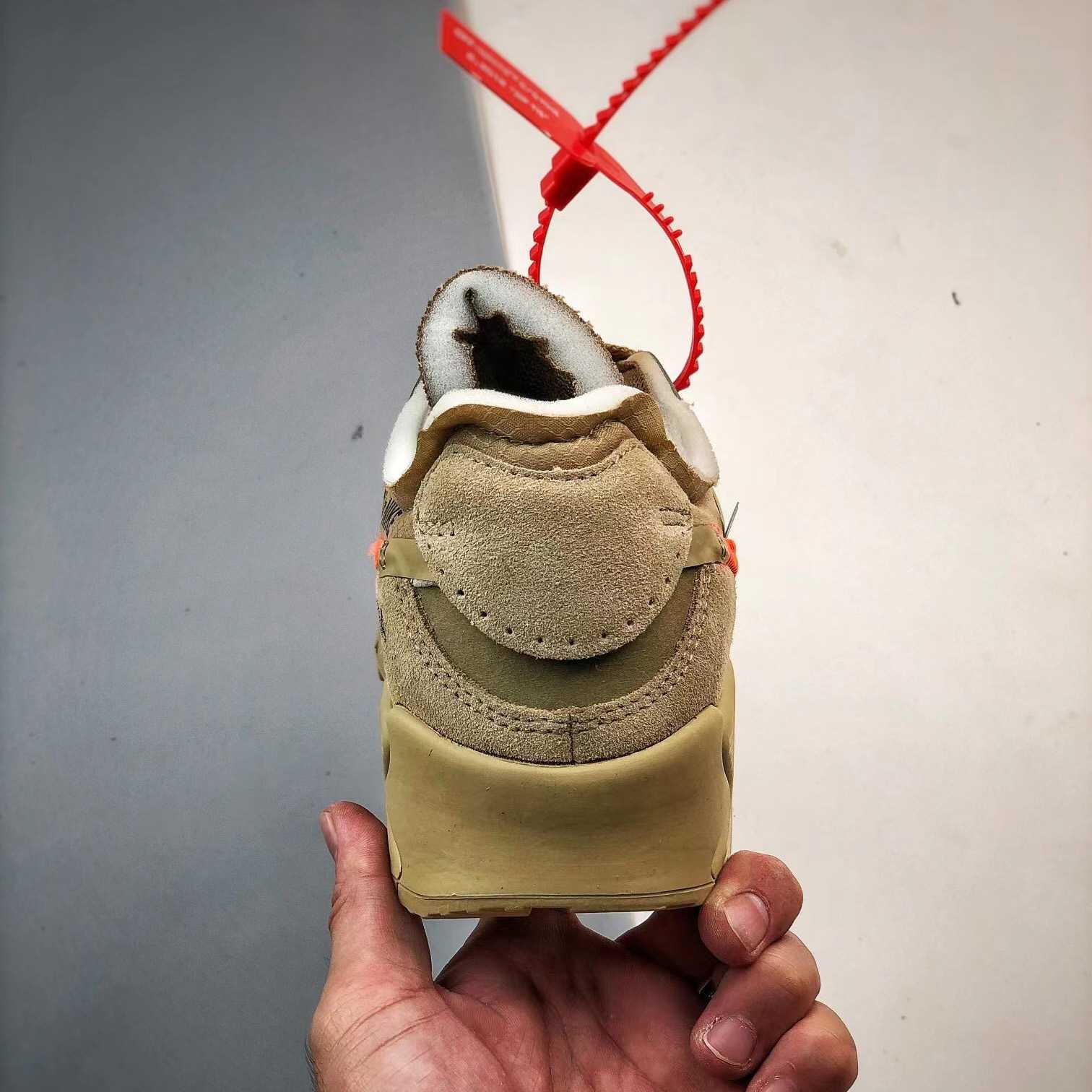 Off-White x Air Max 90 The 10 Sneakers    AA7293-200 - DopestKickz