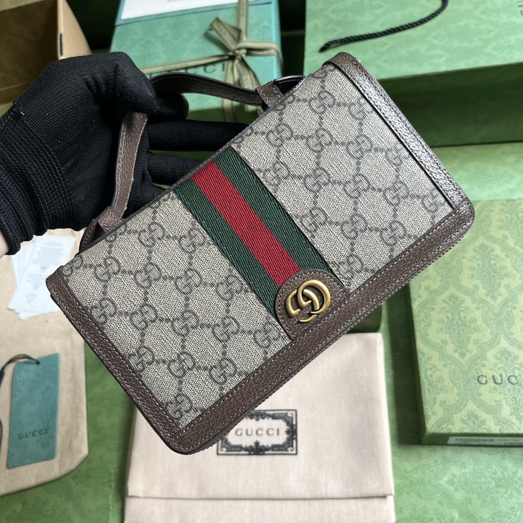 Gucci Ophidia GG Travel Case (21-13-4cm) - DopestKickz