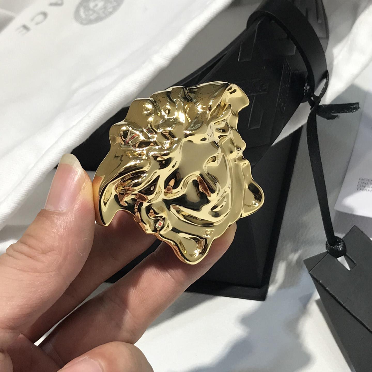 Versace Medusa Leathre Belt 38mm - DopestKickz