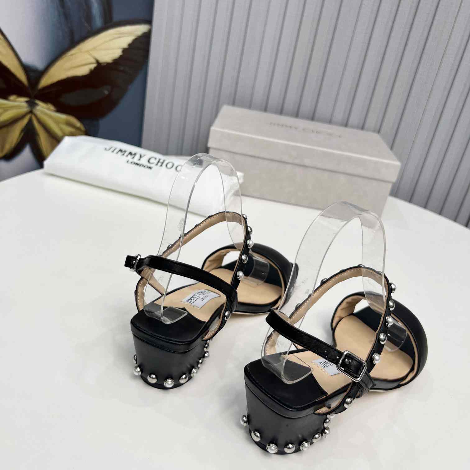 Jimmy Choo Aadra 45mm Sandals - DopestKickz