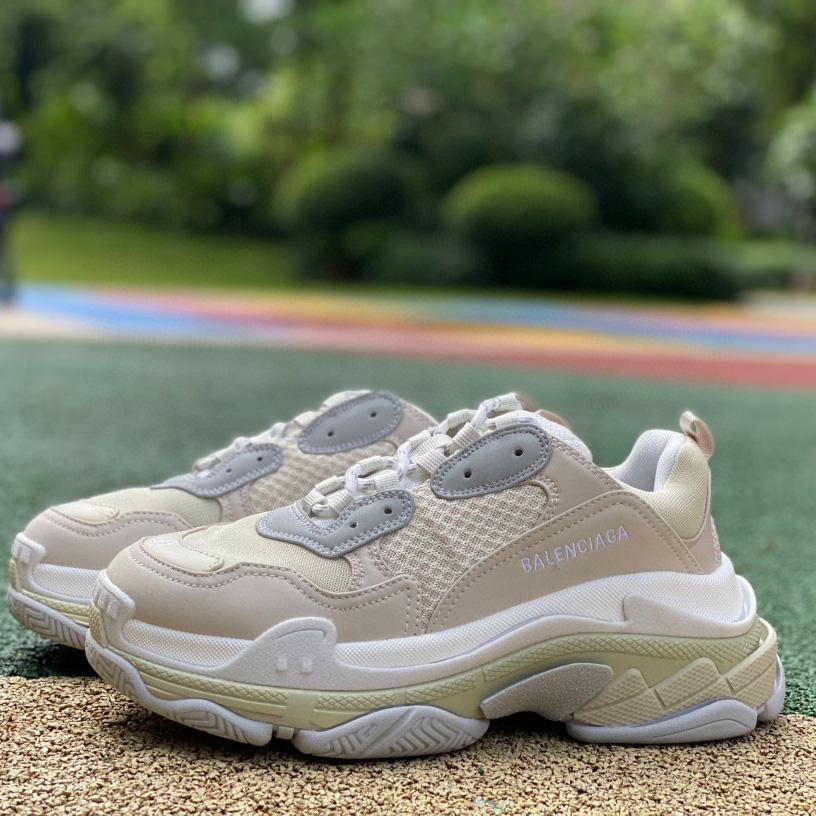 Balenciaga Triple S Sneaker In Off White - DopestKickz