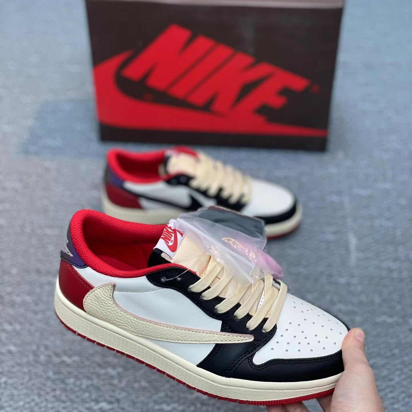 Travis Scott x Air Jordan 1 Low AJ1 Sneaker   cp4275-125 - DopestKickz