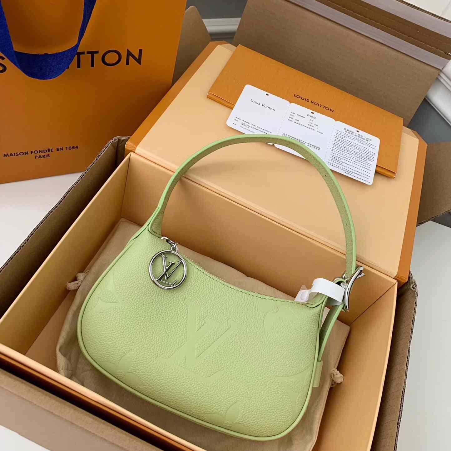 Louis Vuitton Mini Moon Monogram Empreinte (20.5*11*5cm)     M82425 - DopestKickz