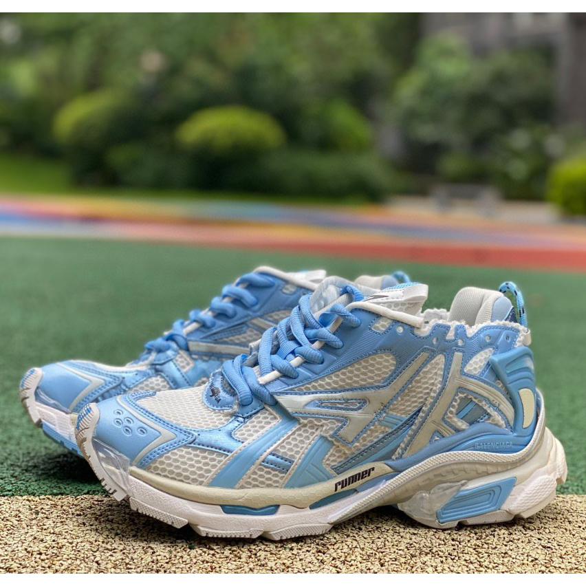 Balenciaga Runner Sneaker In Blue - DopestKickz