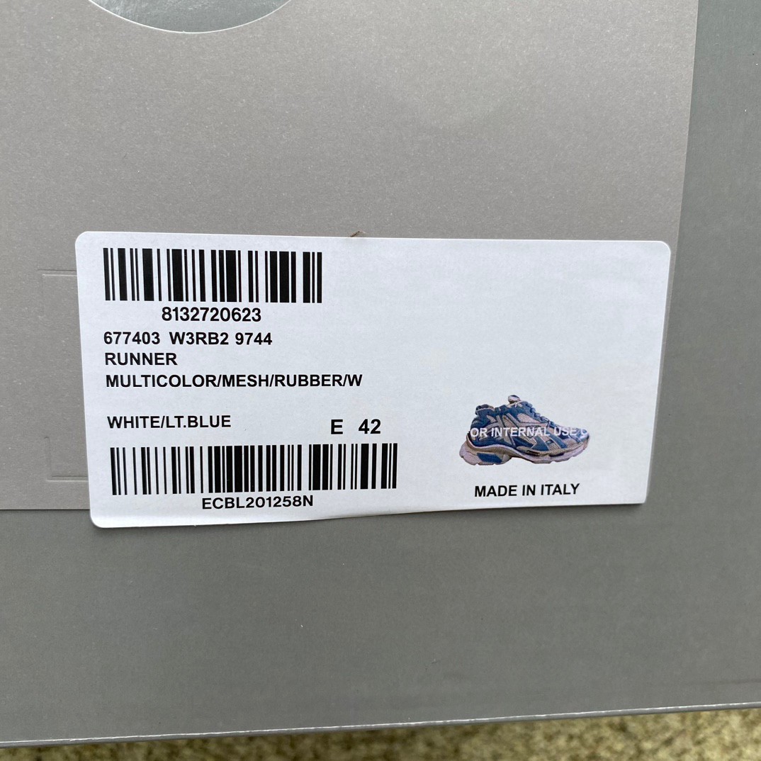 Balenciaga Runner Sneaker In Blue - DopestKickz