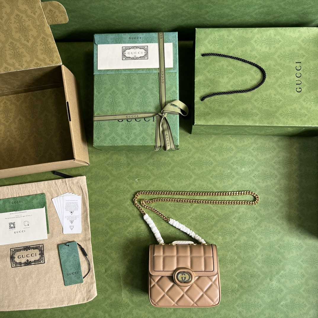 Gucci Deco Mini Shoulder Bag (18-14.5-8cm) - DopestKickz