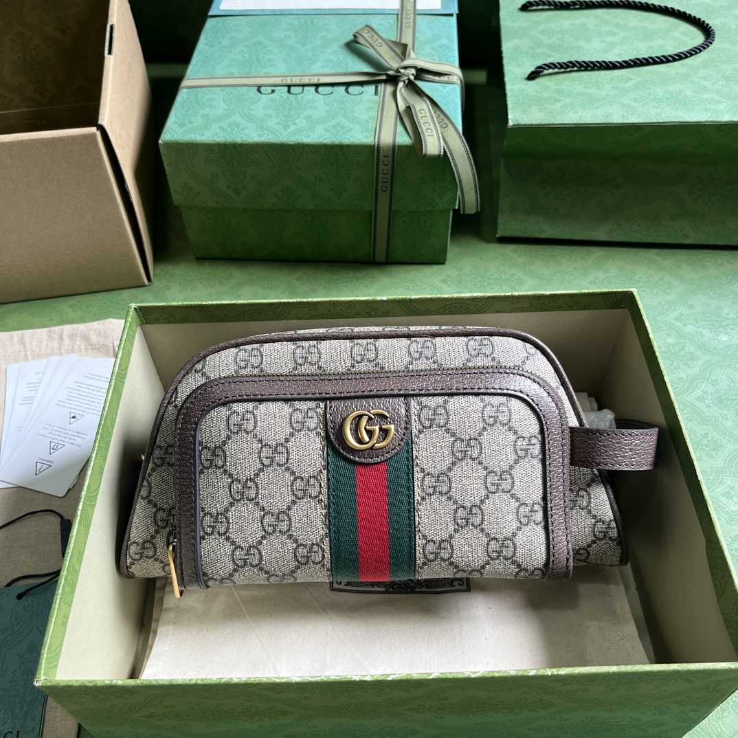 Gucci Ophidia GG Toiletry Case  (26.4-11-2cm) - DopestKickz
