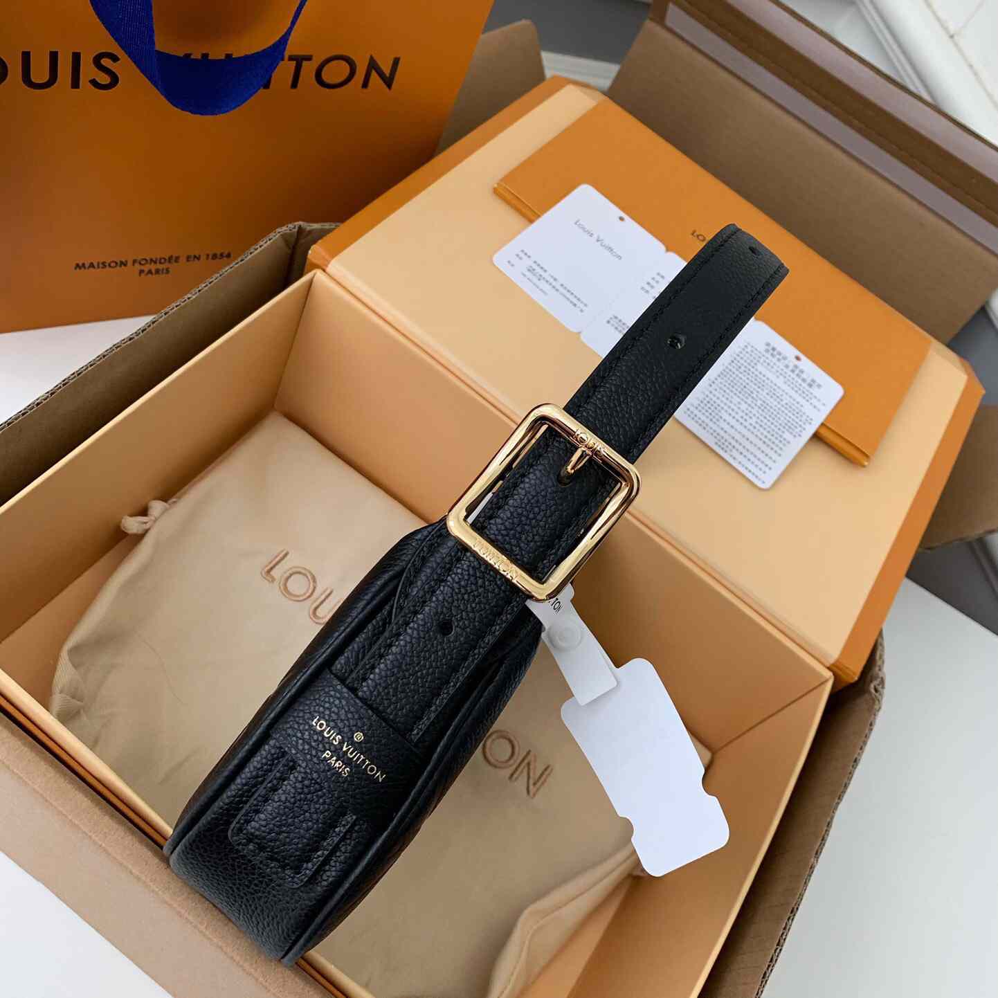 Louis Vuitton Mini Moon Monogram Empreinte (20.5*11*5cm)     M82391 - DopestKickz