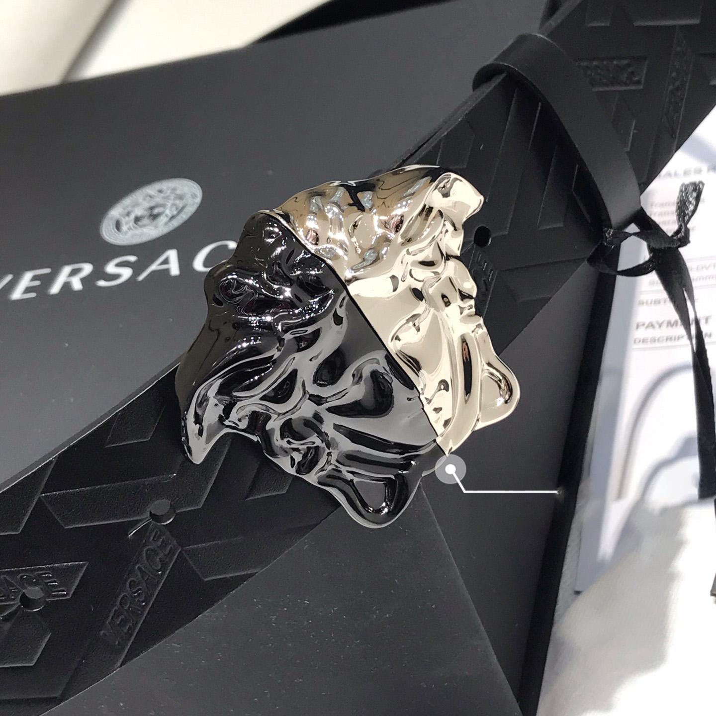 Versace Medusa Leathre Belt 38mm - DopestKickz