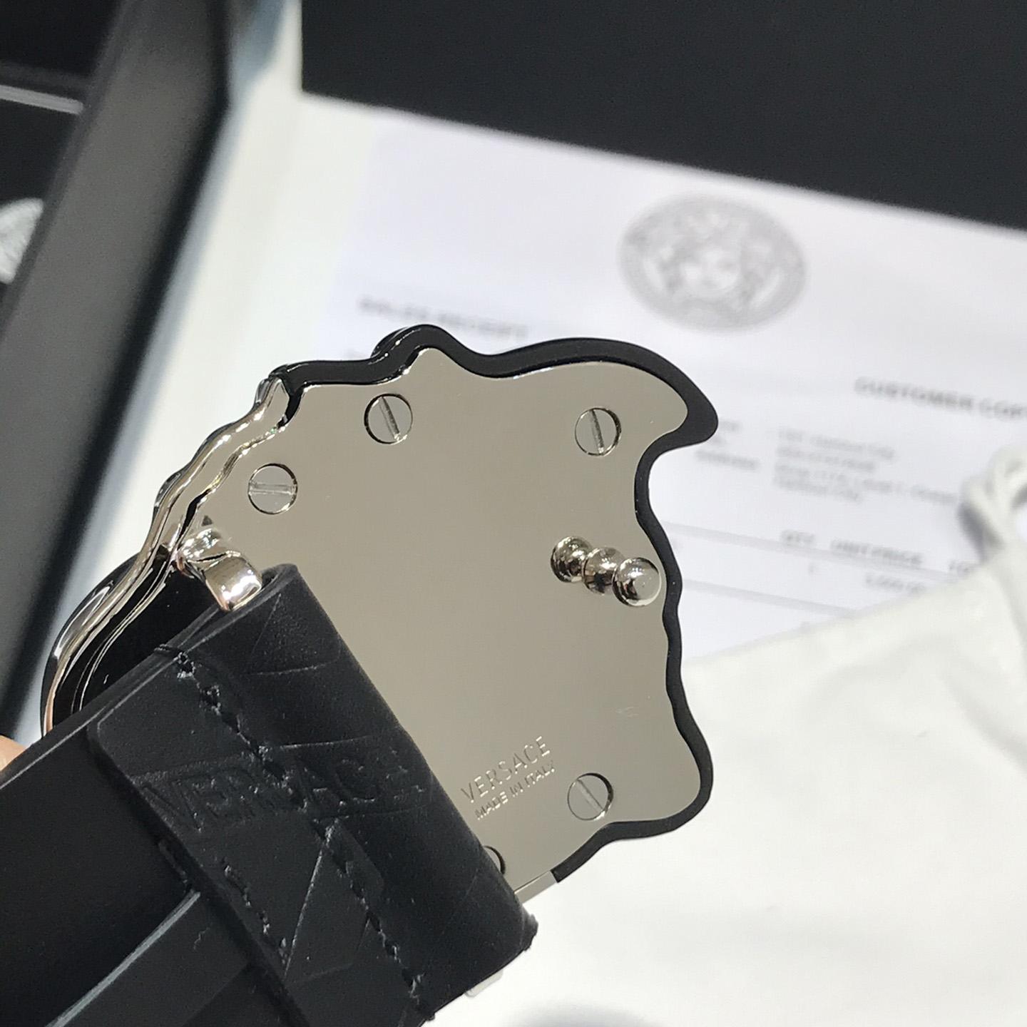 Versace Medusa Leathre Belt 38mm - DopestKickz