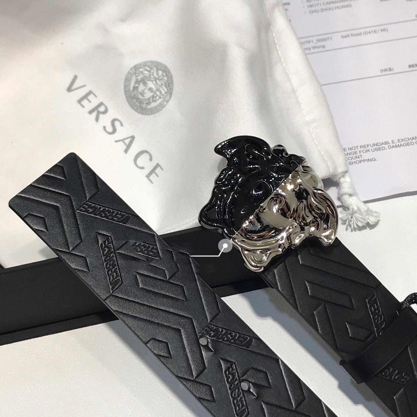 Versace Medusa Leathre Belt 38mm - DopestKickz