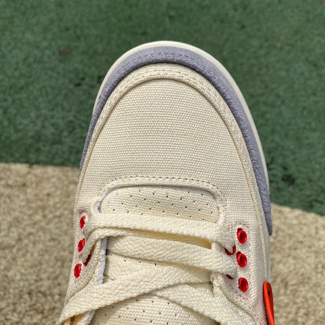 OFF-WHITE x Air Jordan 3 AJ3 Sneakers     DH7139-100 - DopestKickz