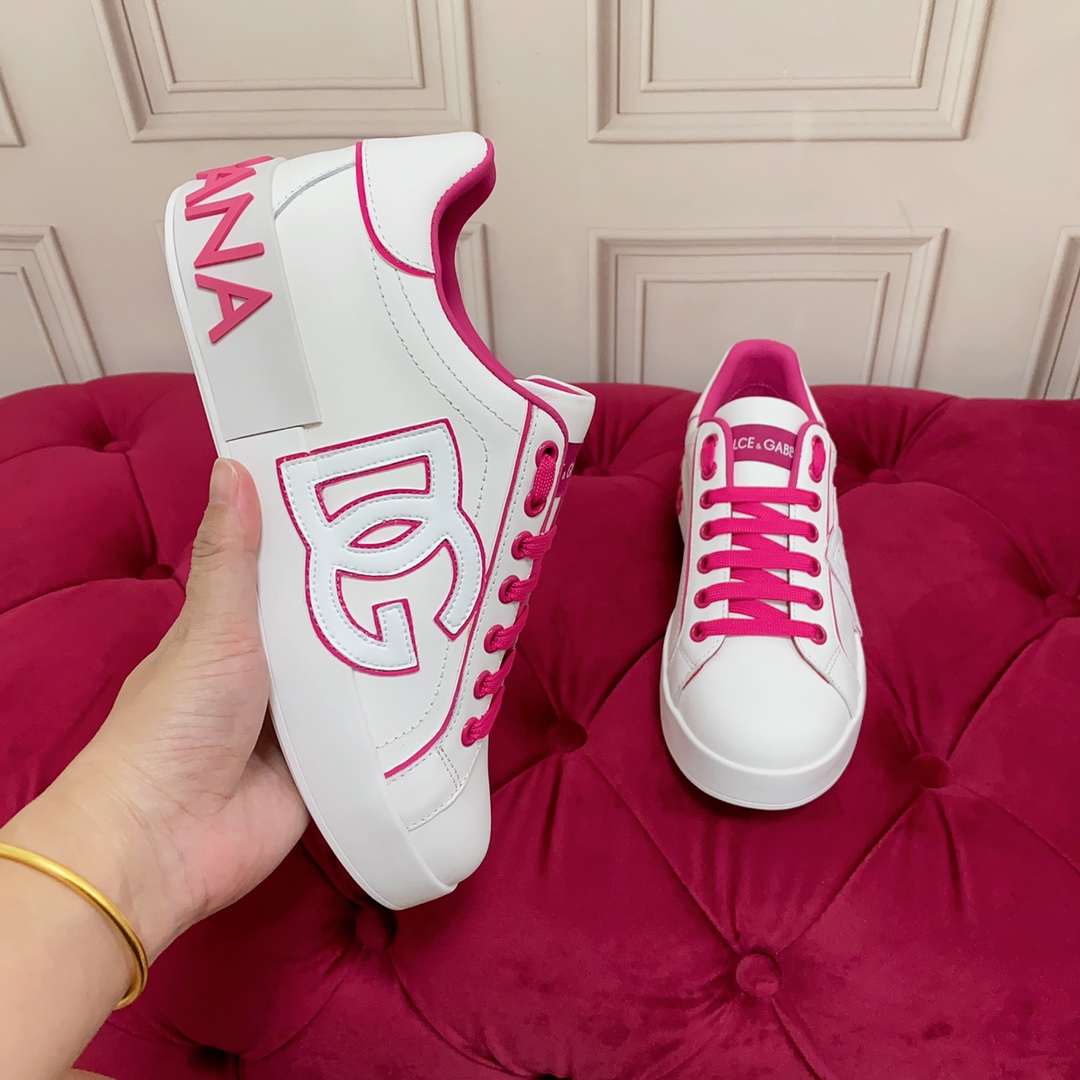 Dolce & Gabbana Calfskin Portofino Sneakers - DopestKickz