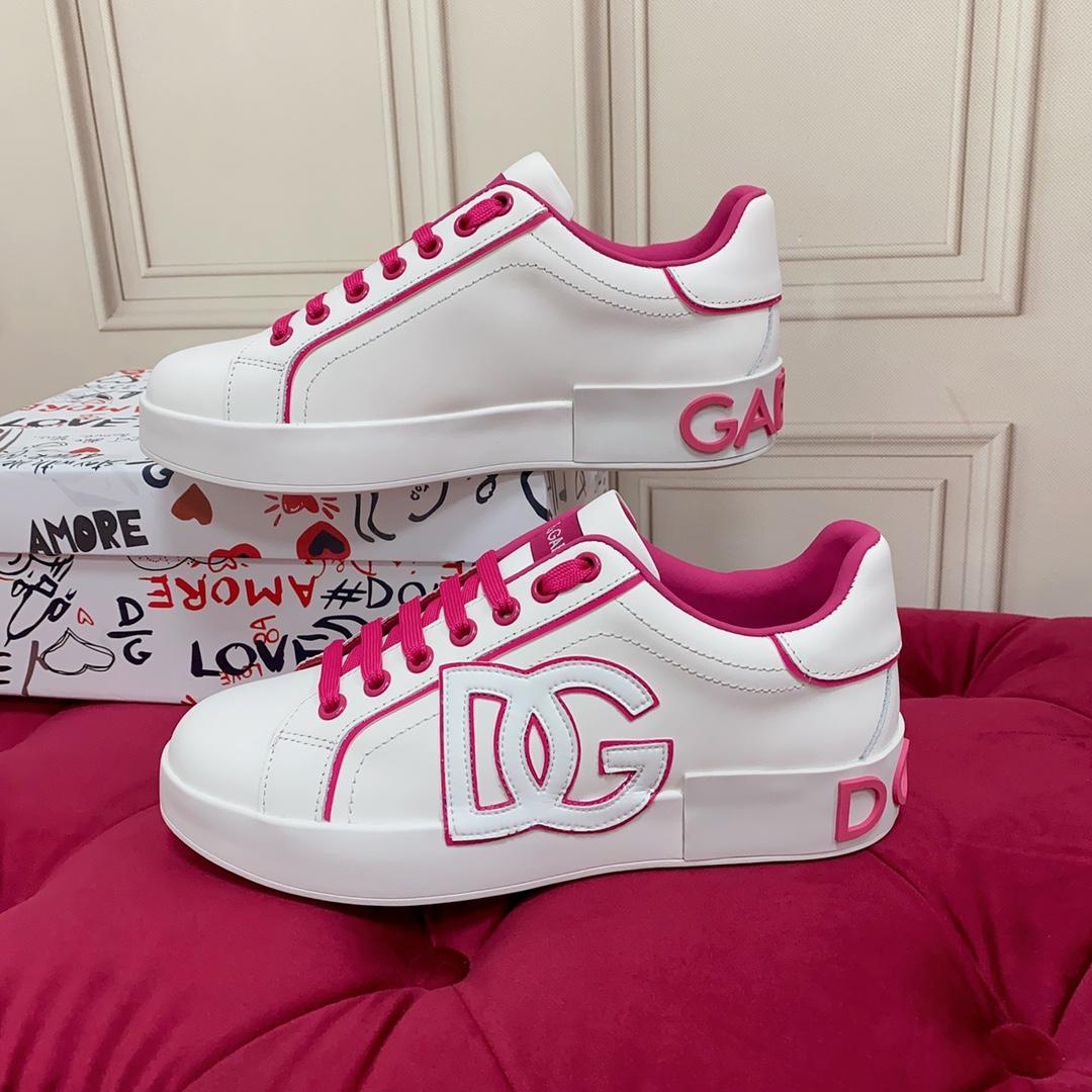 Dolce & Gabbana Calfskin Portofino Sneakers - DopestKickz