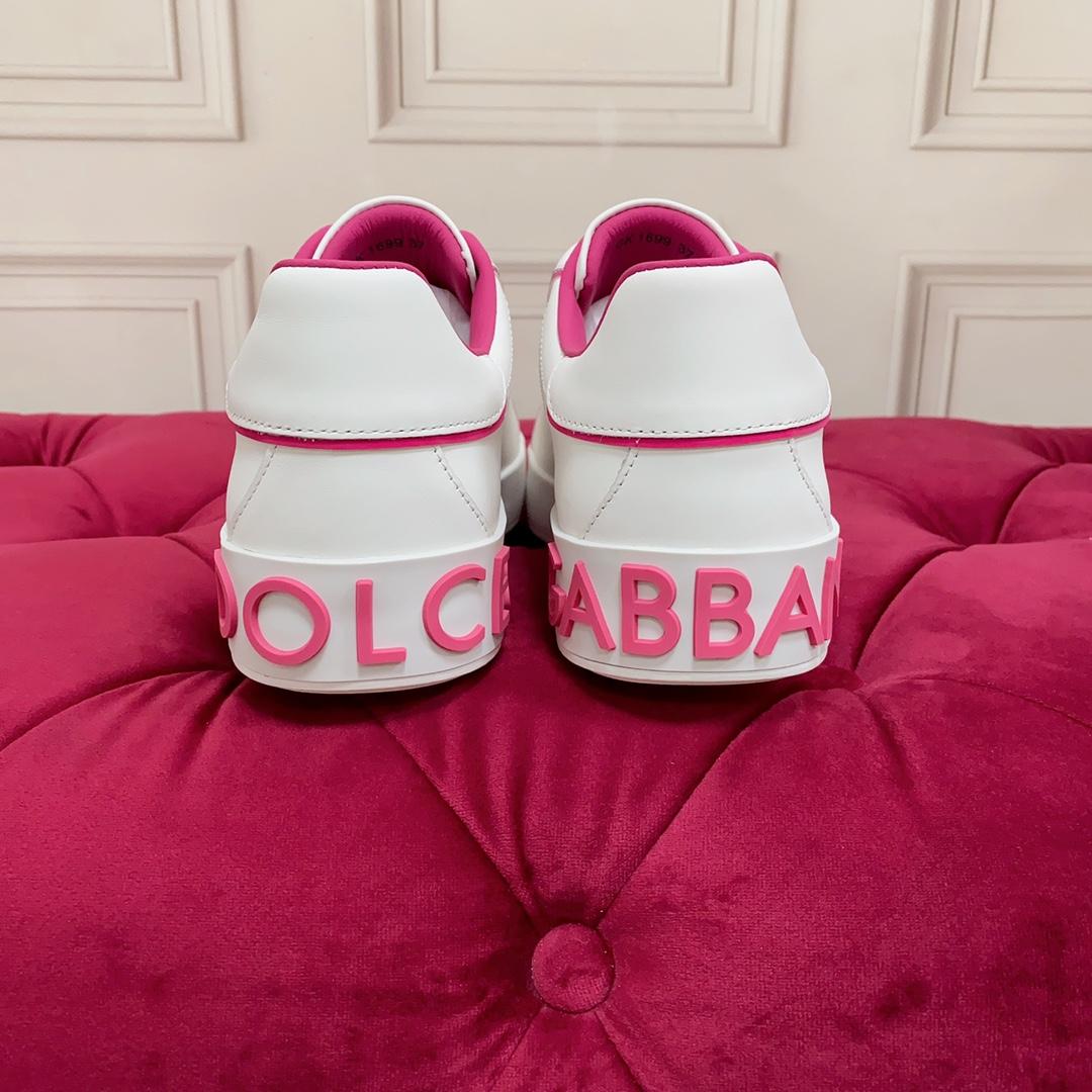 Dolce & Gabbana Calfskin Portofino Sneakers - DopestKickz