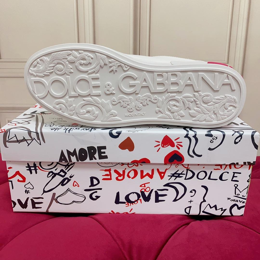 Dolce & Gabbana Calfskin Portofino Sneakers - DopestKickz
