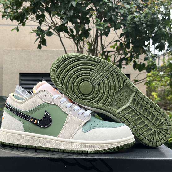 Air Jordan 1 Low Craft SE “Light Olive” Sneaker      FD6819-300 - DopestKickz
