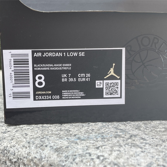 Air Jordan 1 Low Sneaker   DX4334-008  - DopestKickz